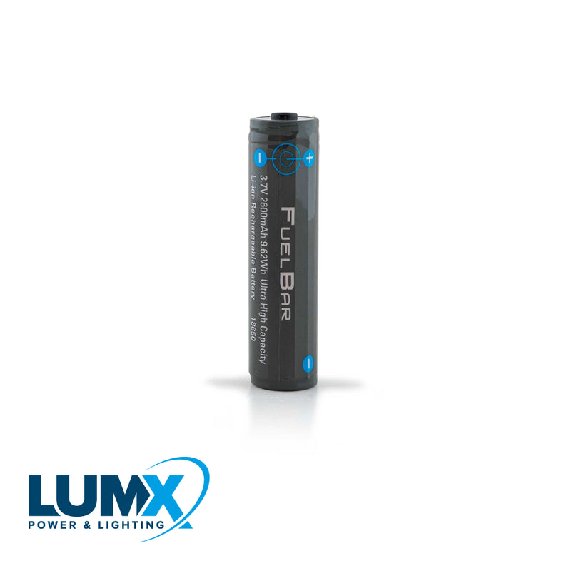 Batterie rechargeable rond , 3,7V 2600mAh Li-Ion pour LM 12590