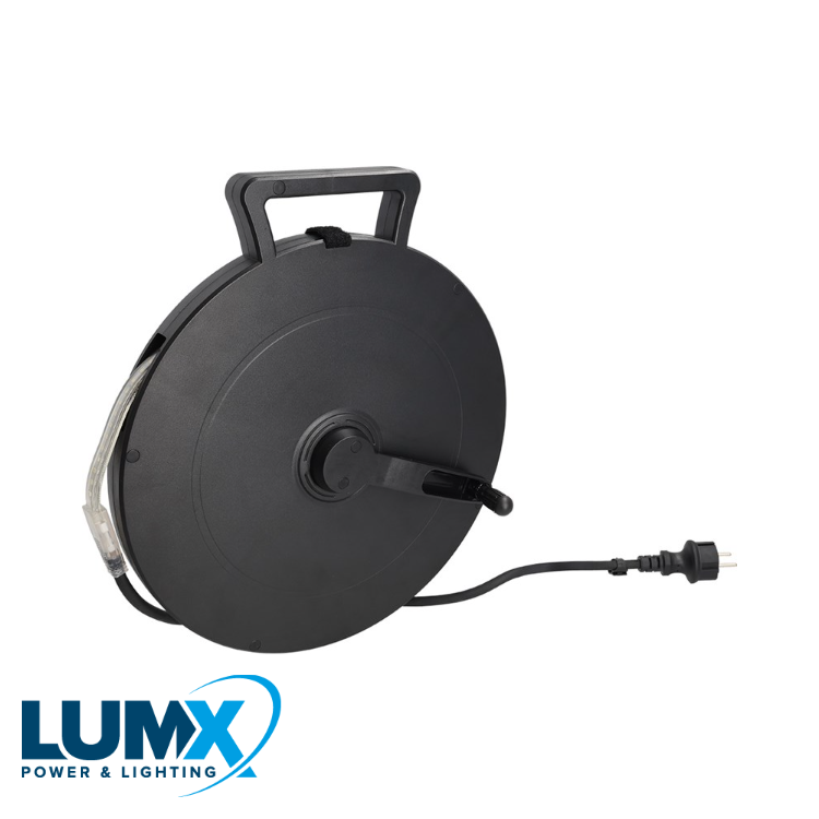 Bande LED DUO 10m sur enrouleur fermé - 2x60led/m - L=12mm