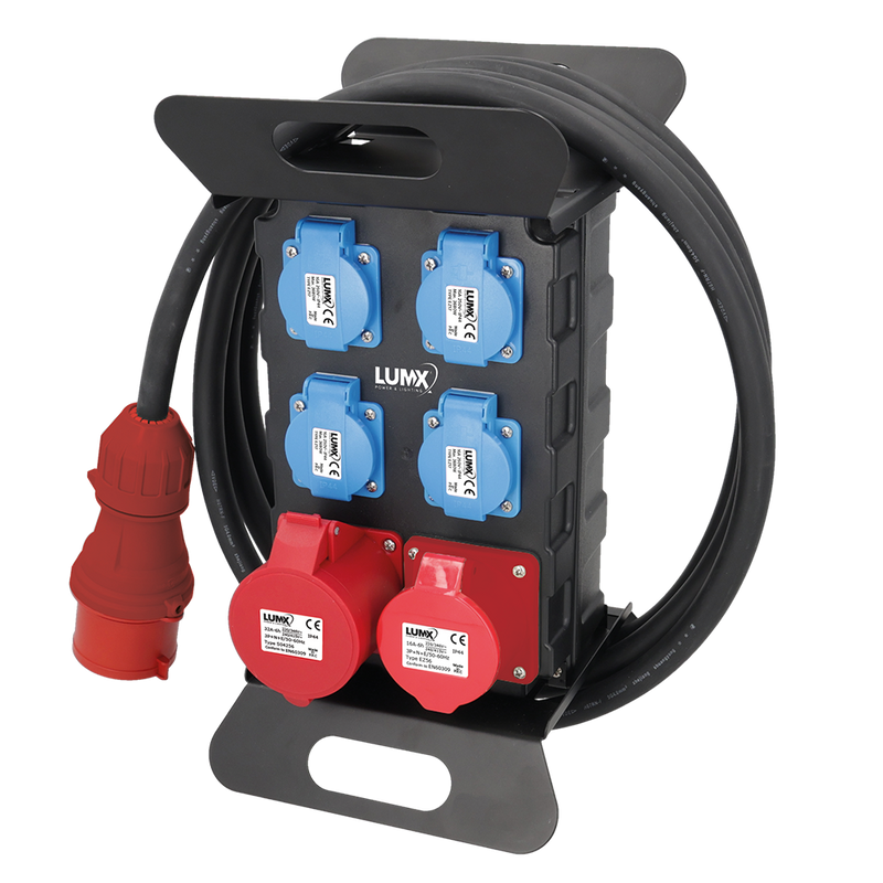 Coffret de distribution élec. 400V - 12800W - avec fusible (BE-FR)