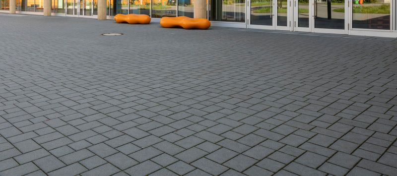 Ecoparc gazon 20x20x8 anthracite brut