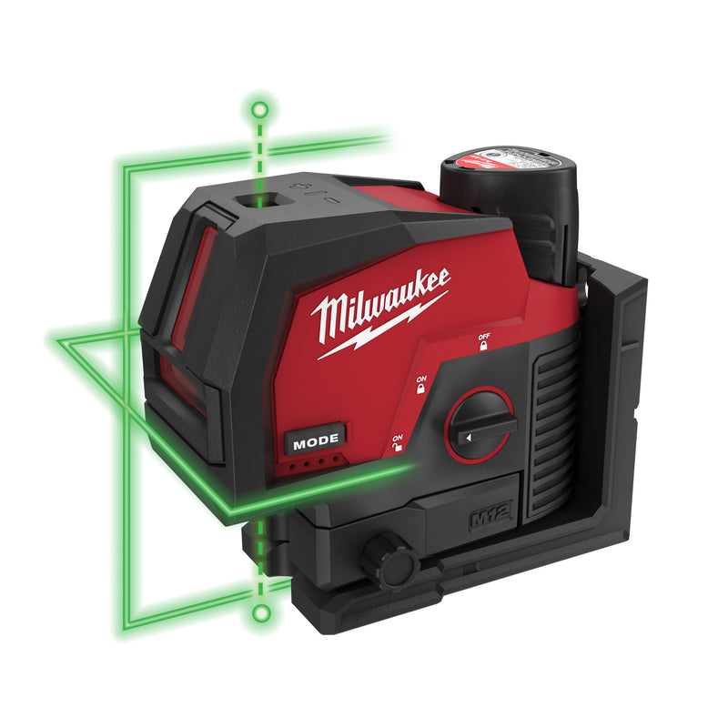 M12™Laser vert 2 lignes avec aplomb – M12 CLLP