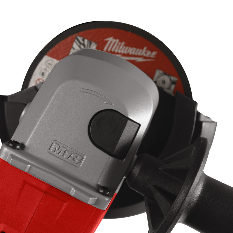 M18 FUEL™ Meuleuse d'angle 115 MM avec gâchette ˝Homme mort˝ – M18 BLSAG115XPD