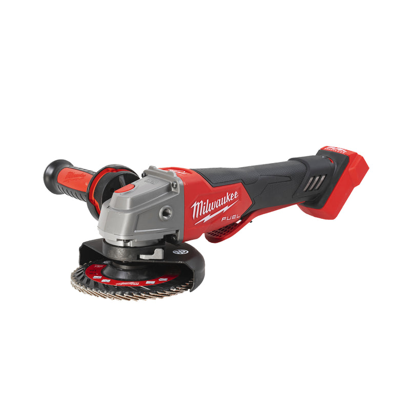 M18 FUEL™ Meuleuse d'angle 115 mm avec variateur, interrupteur "Homme Mort" et frein – M18 FSAGV115XPDB