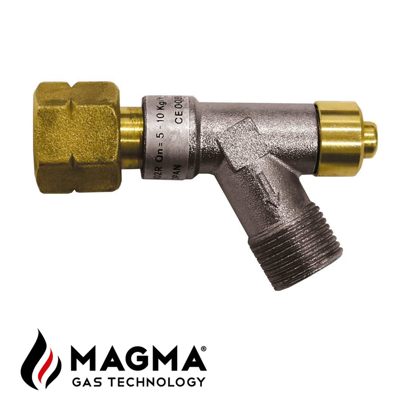 MAGMA Valve de rupture avec bouton de remise à zero / SBS 0,5-4 bar / - sortie 3/8''L
