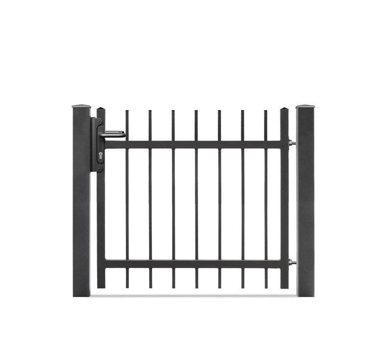 Portail battant Residenzen select BRIENZ+ 1 vantail – DB 703 gris foncé