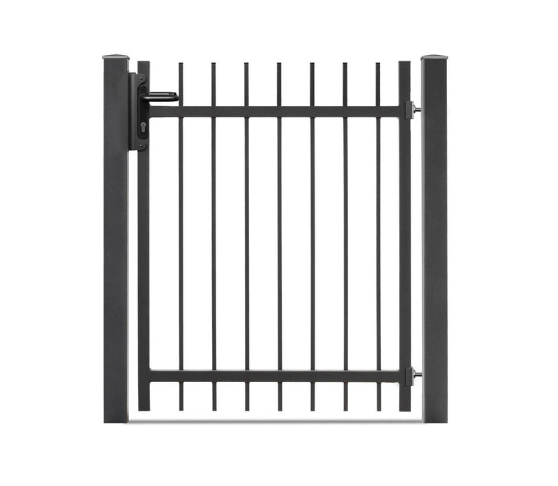 Portail battant Residenzen select BRIENZ+ 1 vantail – DB 703 gris foncé