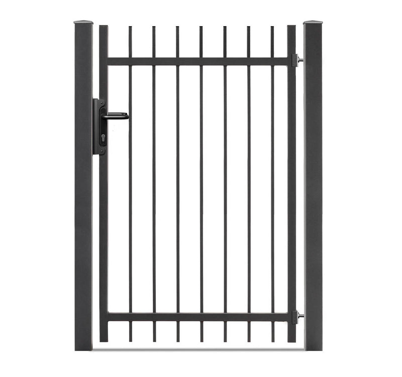 Portail battant Residenzen select BRIENZ+ 1 vantail – DB 703 gris foncé