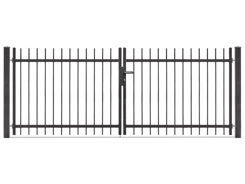 Portail battant Residenzen select BRIENZ+ 2 vantaux – DB 703 gris foncé