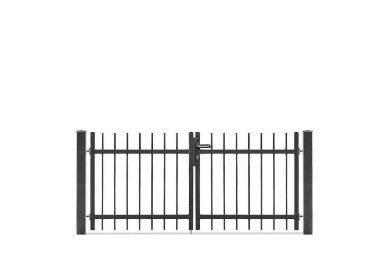 Portail battant Residenzen select BRIENZ+ 2 vantaux – DB 703 gris foncé
