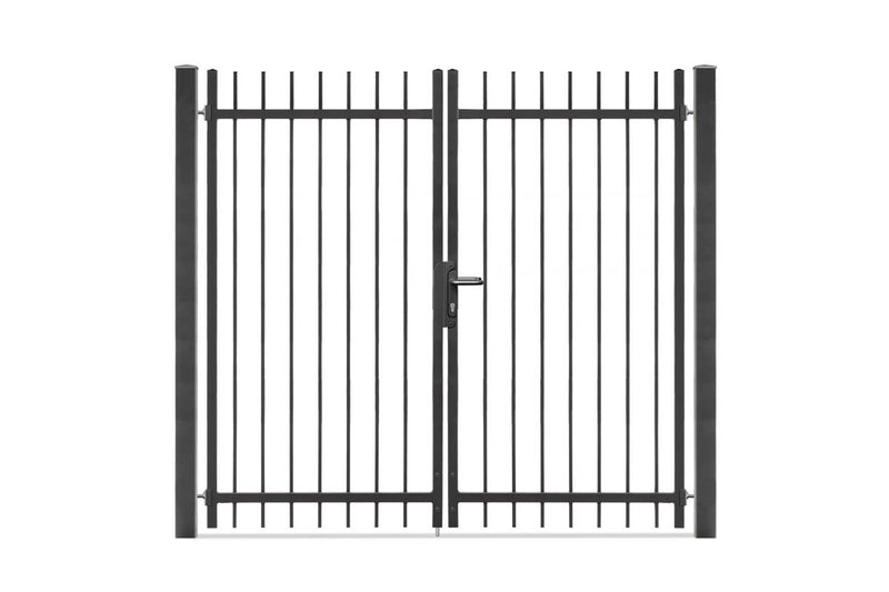 Portail battant Residenzen select BRIENZ+ 2 vantaux – DB 703 gris foncé