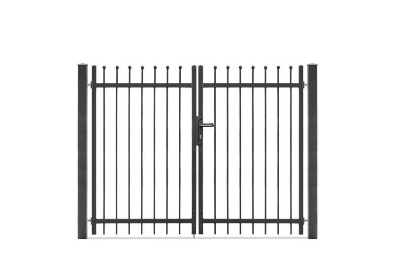 Portail battant Residenzen select DAVOS+ 2 vantaux – DB 703 gris foncé
