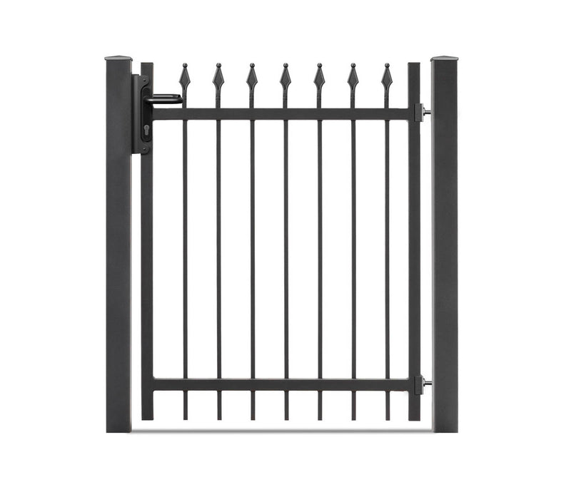 Portail battant Residenzen select ZERMATT+ 1 vantail – DB 703 gris foncé
