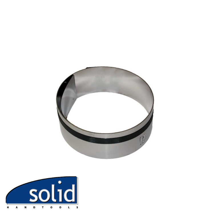 Règle de colleur, inox - 6 x 300 cm