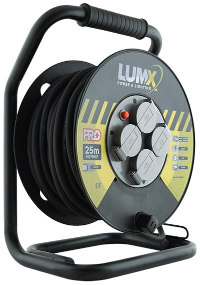 Enrouleur de câble professionnel néoprène 3G 2,5 mm² IP44