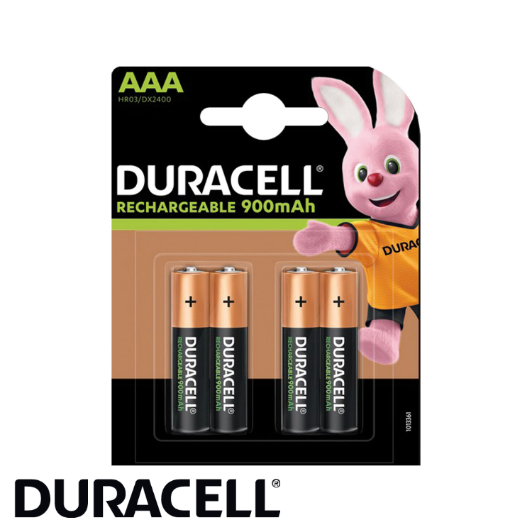 Duracell AAA ULTRA, rechargeable x 4st, préchargé - 900 mAh