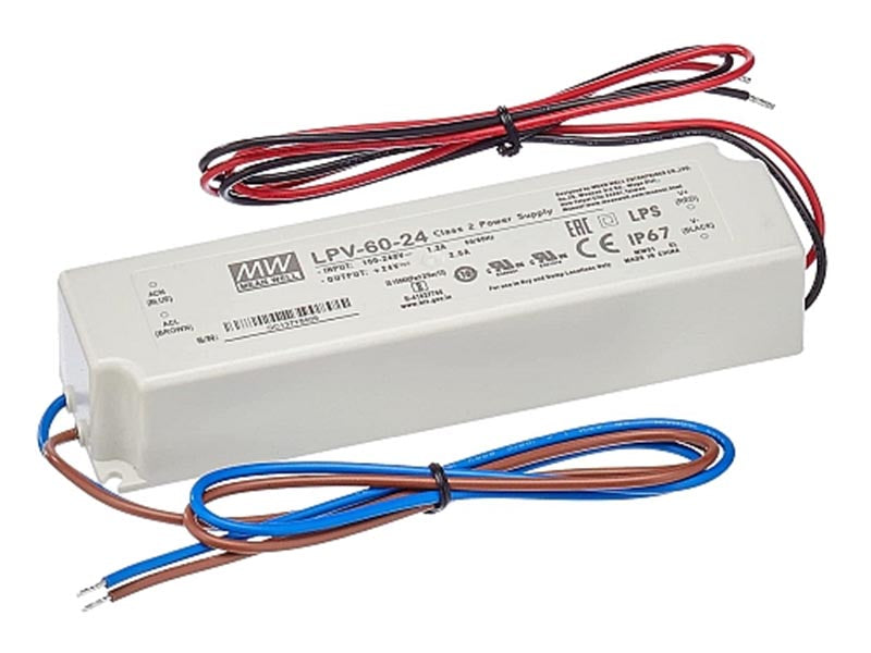 Transformateur 60 W pour éclairage de clôture LED