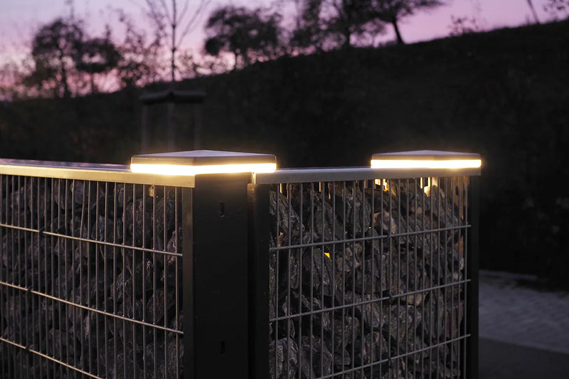 Éclairage de clôture LED – RAL 7016 gris anthracite