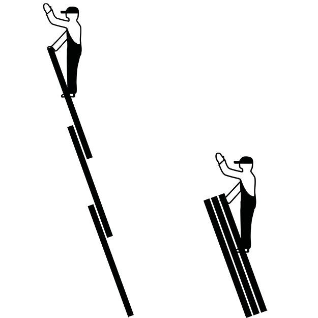 Stabilo échelle à corde à échelons, 3 plans