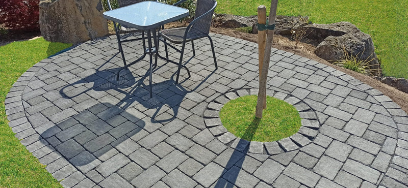 Pave rustique 14/10,5/8 cm anthracite