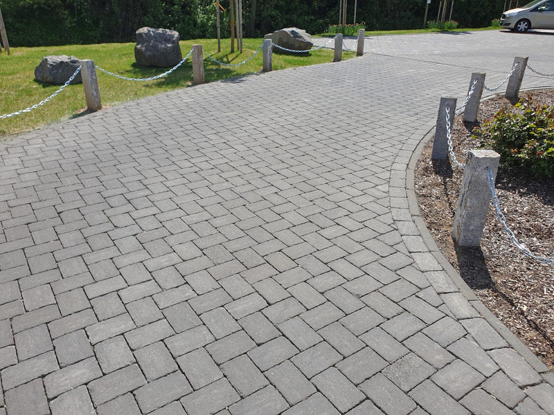Pave rustique 14/14/8 cm anthracite