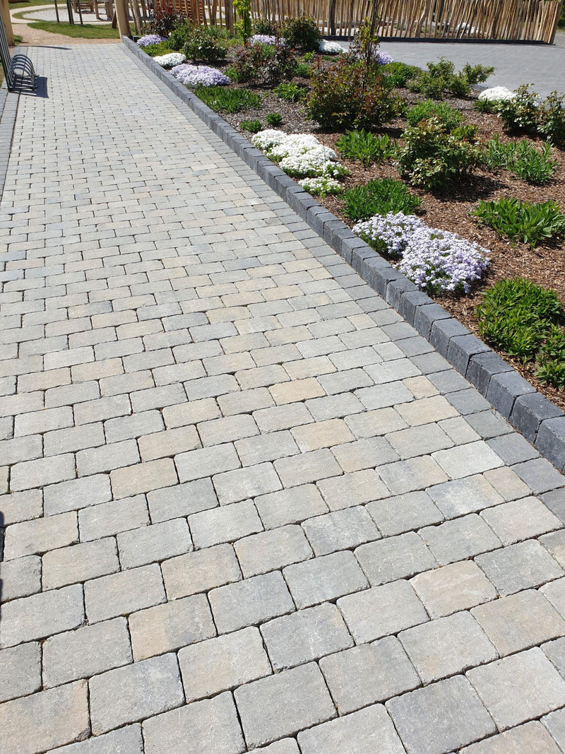 Pave rustique 21/28/8 cm corail