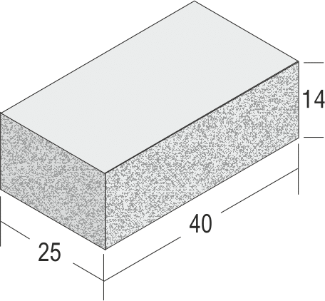 Rustikalo couverture 40x25x14 cm anthracite