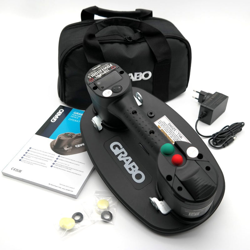 GRABO Pro ventouse électrique sur batterie – modèle 2025 – Sac de transport