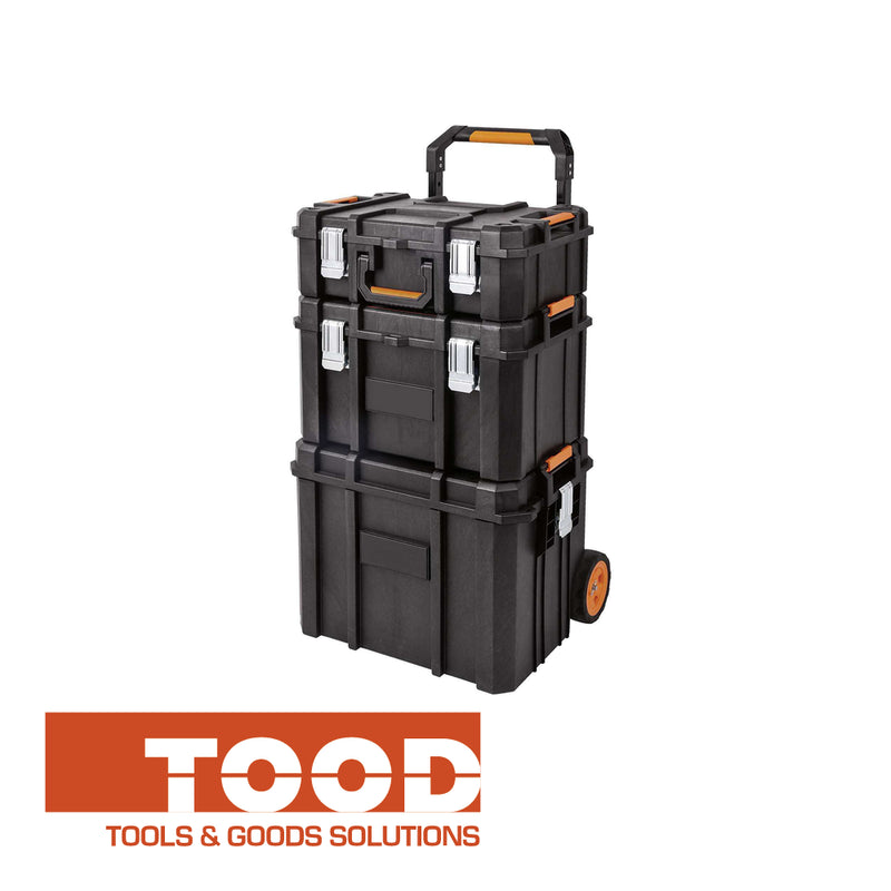 TOOD Space - 3 pcs. servante modulaire 56 x 43 x 90 cm avec roues