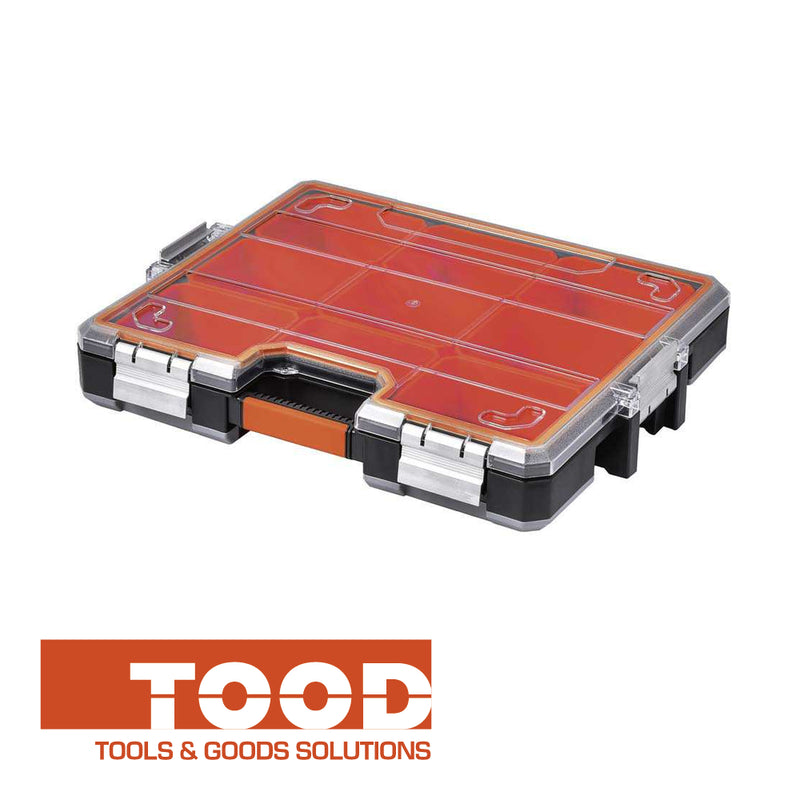 TOOD Space organiseur etanche avec fermetures ALU 45,5 x 37,5 x 8 cm