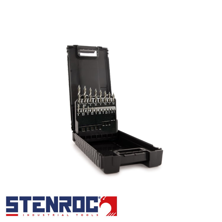 HSS-G STEP TIP turbo - SET 19pcs (1-10mm) - Premium plus/BLACK BOX
