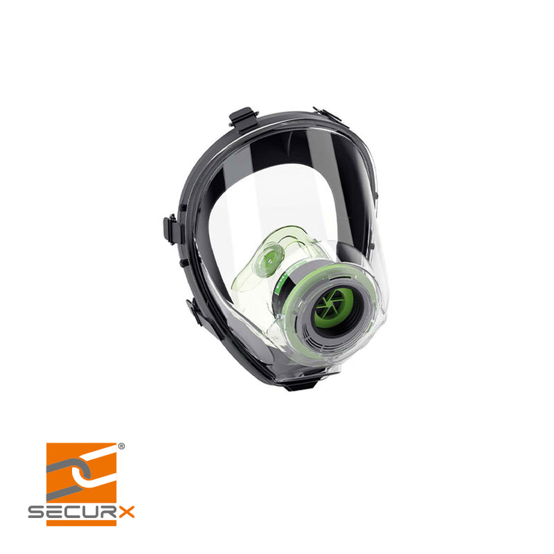 Masque panoram. Securx/BLS 5400 - Silicon rubber - filtres DIN