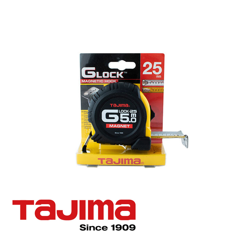 G-LOCK - Mesure tape avec aimant, 5 m x 25 mm
