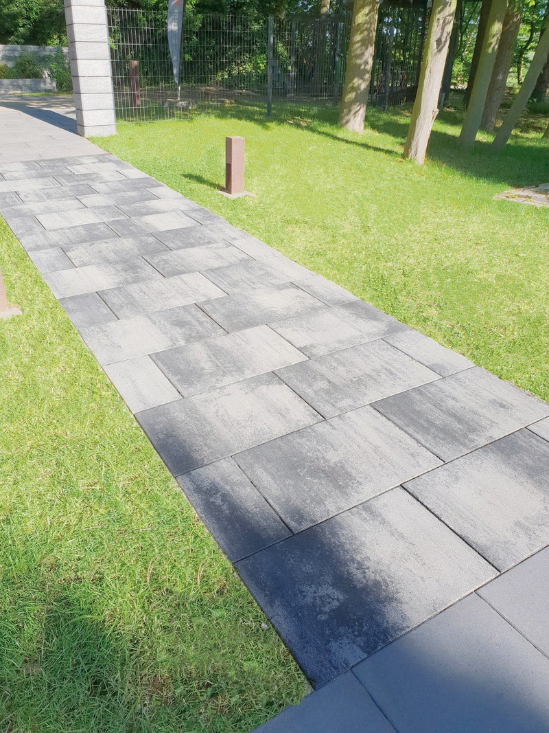 Trendlin dalle sans chanfrein 60X30X5 anthracite- blanc nuance