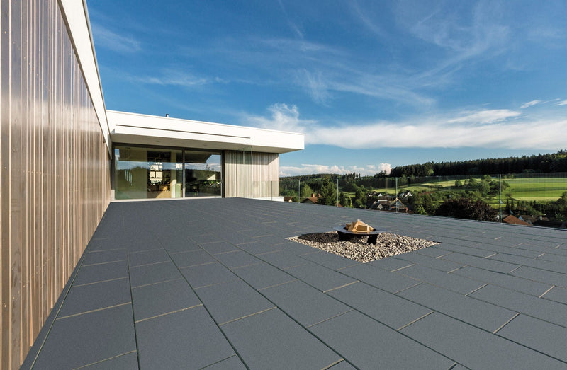 Dalles greneille fin 80X40X4,2 anthracite
