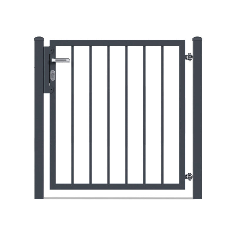 Portail battant VARIO basic 1 vantail – RAL 7016 gris anthracite