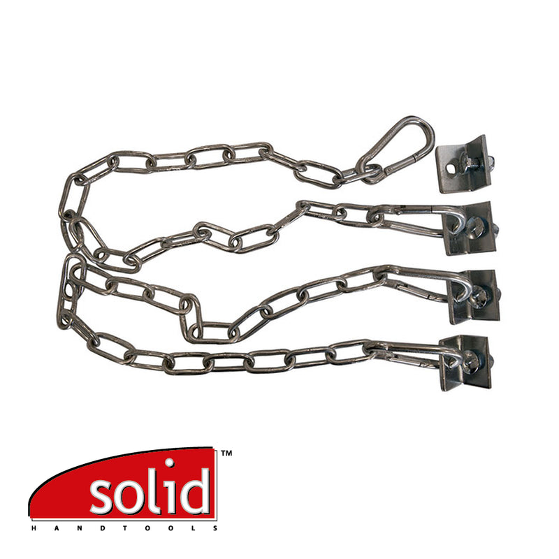 Chaînes pour goulottes (par paire) + fixation