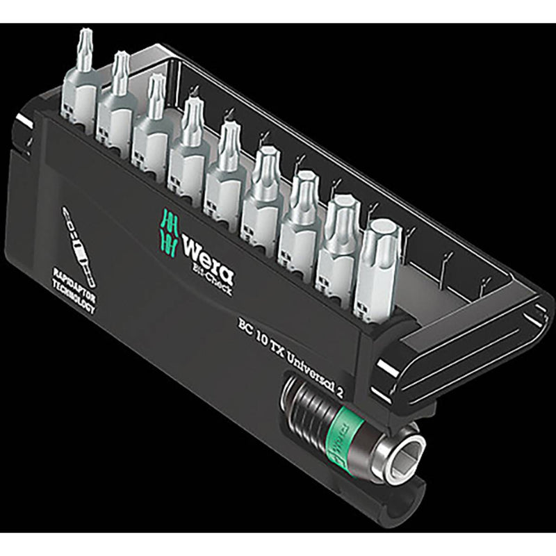 Wera jeux d'embouts torx rapidaptor