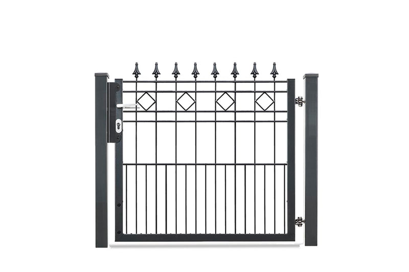 Portail battant VARIO Residenz klassik RIMINI – RAL 7016 gris anthracite