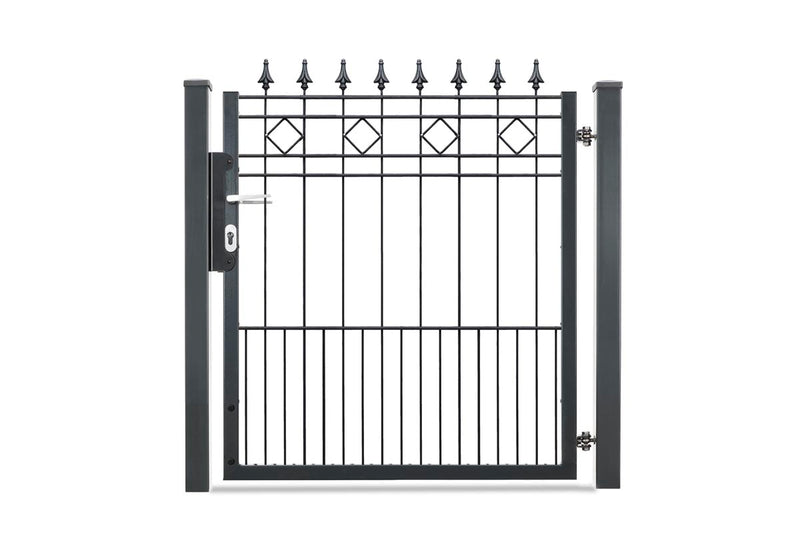Portail battant VARIO Residenz klassik RIMINI – RAL 7016 gris anthracite