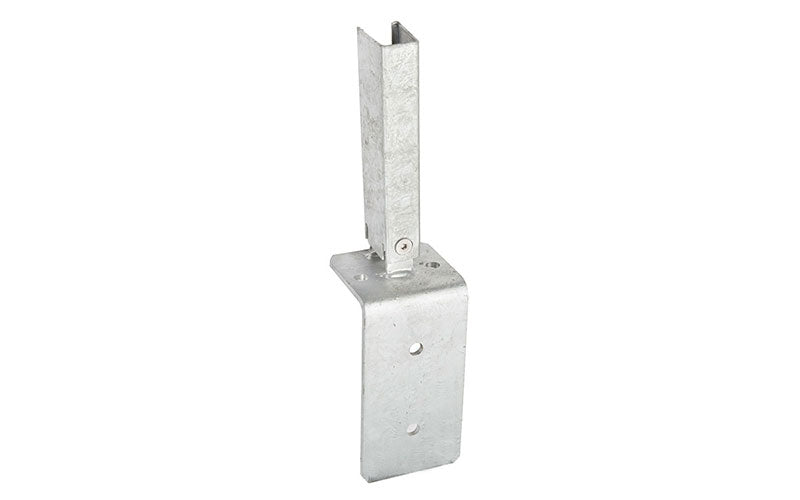 Platine équerre universelle pour terrain en pente 60x40 – Galvanisé