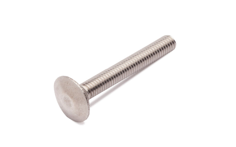 Vis à tête ronde plate M6 inox A2