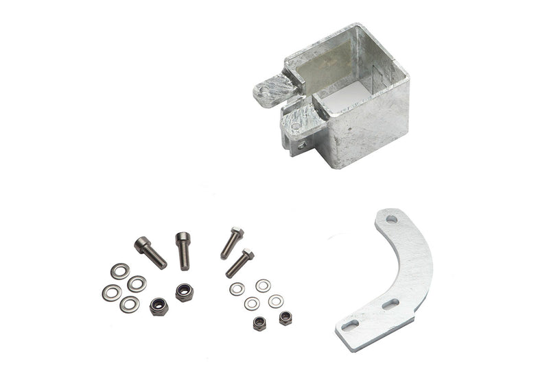 Kit de fixation de motorisation avec charnière 180°