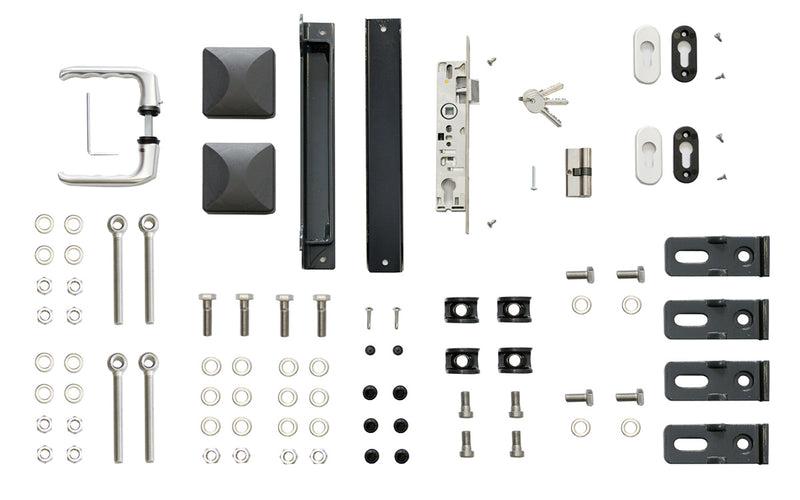 Kit d'accessoires VARIO compact pour portail 2 vantaux