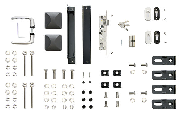 Kit d'accessoires VARIO compact pour portail 2 vantaux