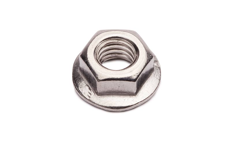 Écrou hexagonal à embase M6 inox A2