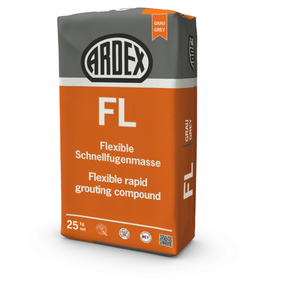 Ardex fl enduit de joint. flexible a prise rapide 5 kg gris argente
