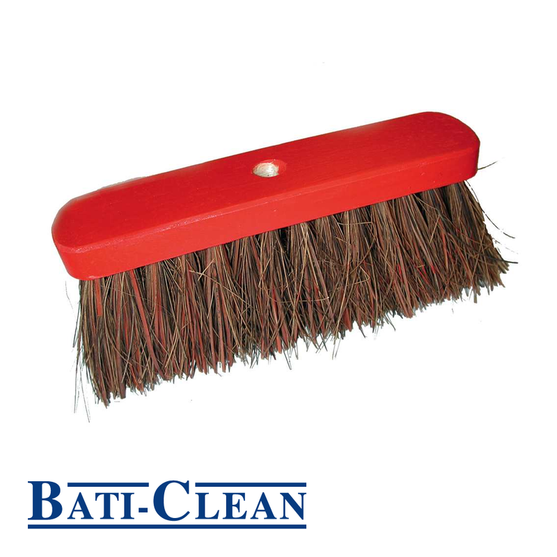 Balai de rue 50% bassine rouge - 29 cm