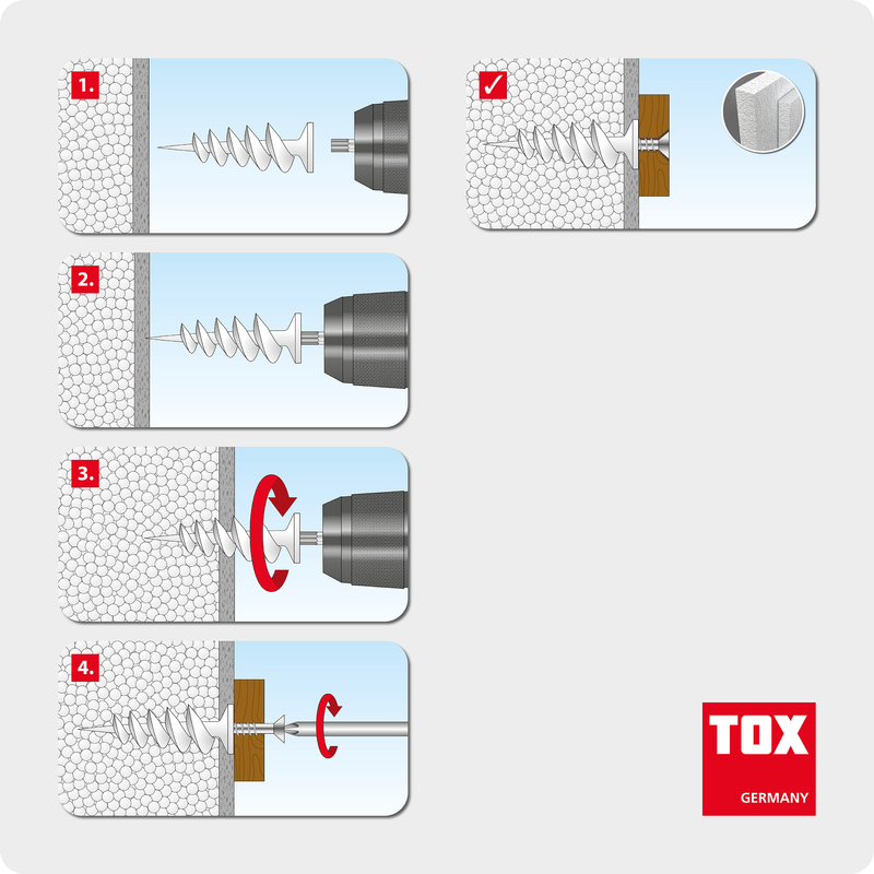 Cheville pour isolants thermo 50 mini (50 pc)