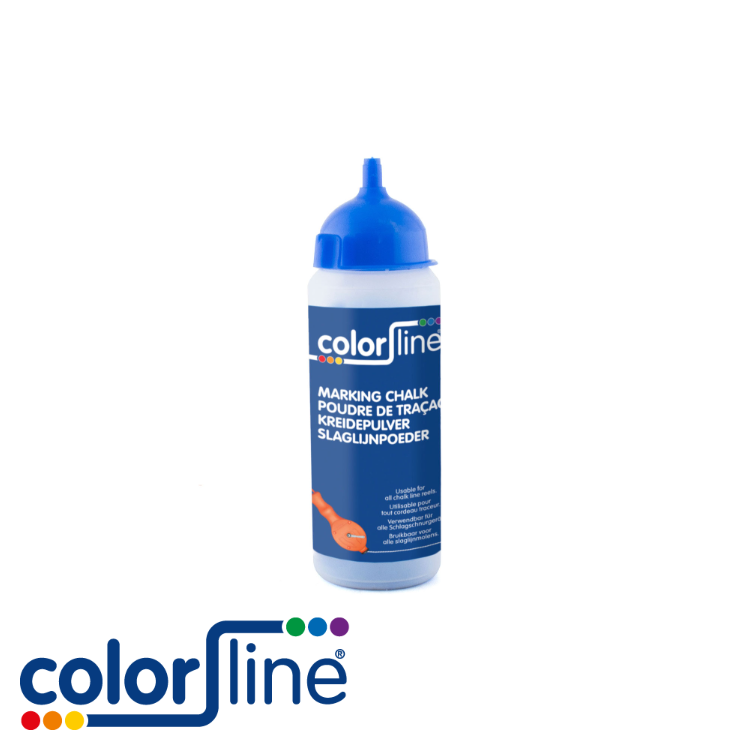 COLOR LINE : Poudre de traçage, qualité standard - Bleu - 120gr