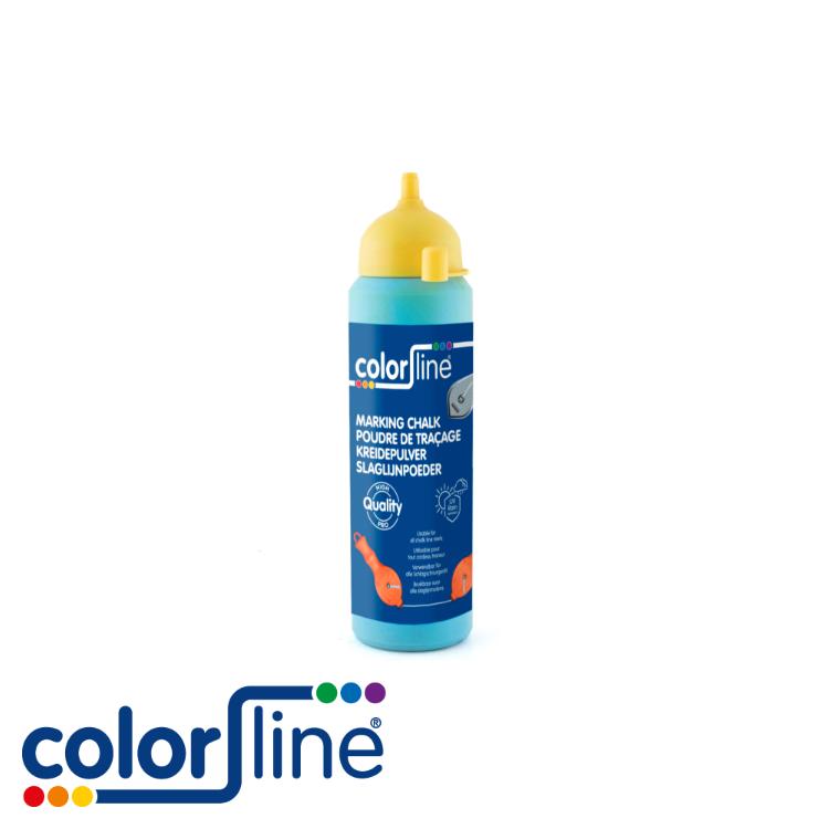 COLOR LINE : Poudre de traçage JAUNE - 200 gr, qualité prof.